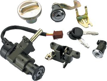 China Motorcycle Electrical Components Lock Set QJ100T for sale