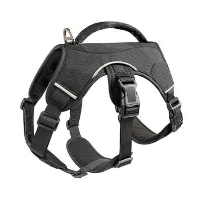 China Large Sustainable Military Adventure Dog Harness And Leash Set Heavy Duty Dog Harness for sale