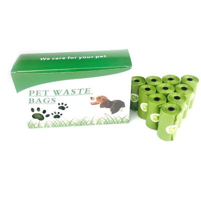 China Dog Manufacturer Wholesale Biodegradable PE Box Packed Pet Waste Bag Dog Poop Bag for sale