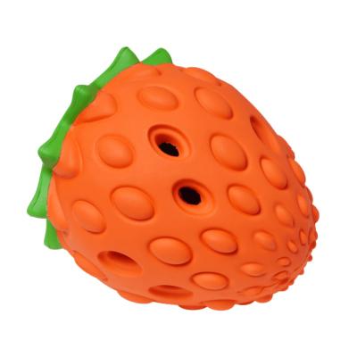 China Rubber Leakage Pet Chew Burr Rubber Sinking Toy Pet Products Triangle Dog Molar Bite Interactive Toy for sale