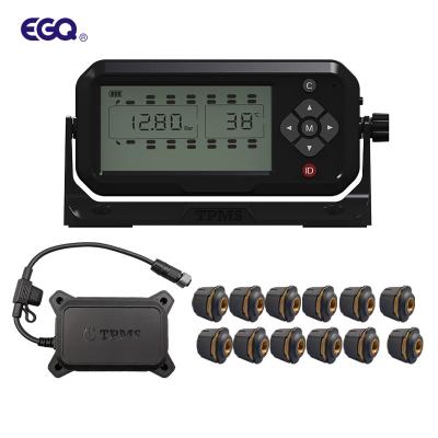 China RS232 7 Wheels 12mA 4V Tire Pressure Monitoring System Toggle Switches Bus TPMS for sale