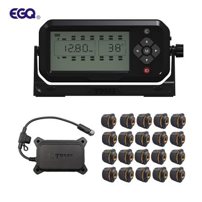 China 20 wheels external sensor, repeater, receiver tire pressure monitoring system for sale