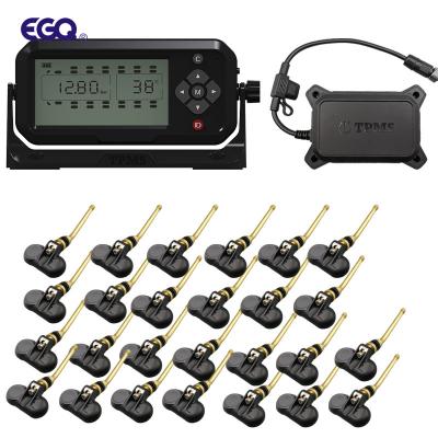 China 26 wheel Valve stem sensor, repeater and receiver tire pressure monitoring system for sale