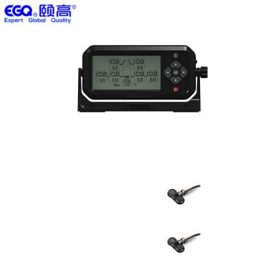 China Sistema de vigilancia del neumático del camión TPMS rv del neumático de la exhibición dos de HD en venta