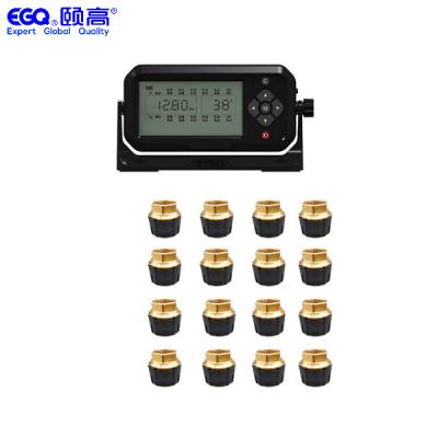 China A exposição do LCD Waterproof o caminhão OTR TPMS de dezesseis pneus à venda