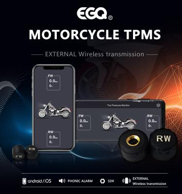 China Motocicleta 2.4Ghz TPMS de Bluetooth 4,0 del sensor de la rueda de APK 2-3 en venta