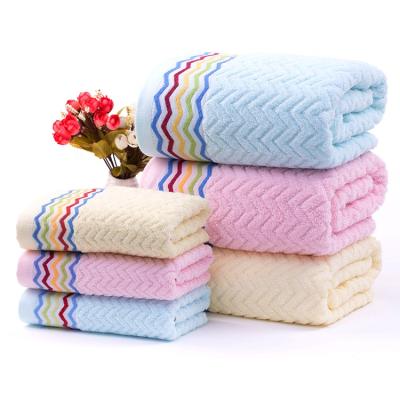 China QUICK DRY Hotel Towels Set Embroidered Logo White 100 Cotton Face Bath Towel for sale