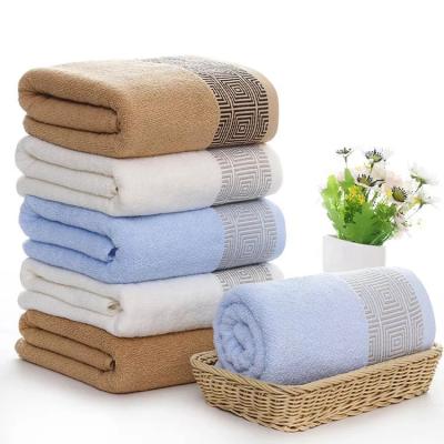 China QUICK DRY Multi Sizes Soft Towel Cotton Towel Set Wholesale Custom 100% Bath Towel for sale