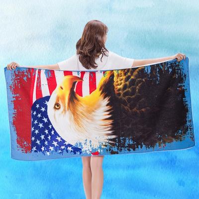 China Beach Towel QUICK DRY Beach Best Selling Microfiber Printed Soft Beach Towel for sale