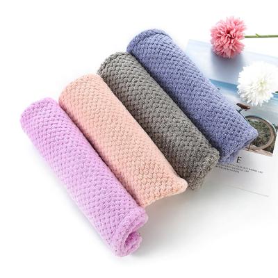 China Hair Pastoral Magical Quick-drying Towel Woman Velvet Drying Towel Bath Coral Hat for sale