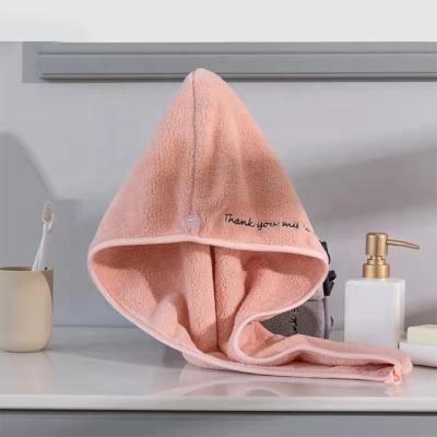 China Pastoral Absorbent Dry Hair Towel Towel Microfiber Shower Cap Hair Dryer Bathing Shower Cap For Women for sale