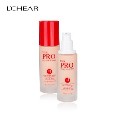 China Wholesale Moisturizer Private Label Cosmetics Oil Control Full Coverage Moisturizing Long Lasting Brightening Face Makeup Liquid Foundation for sale