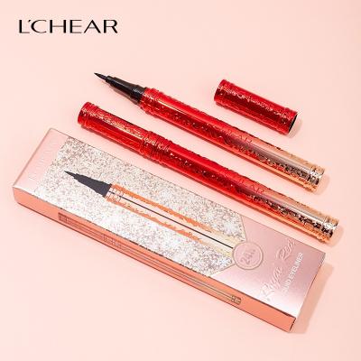 China Private Label Waterproof High Quality Cosmetics Waterproof 24H Lasting Quick Dry Sponge Tip Eyes Makeup Liquid Eyeliner for sale