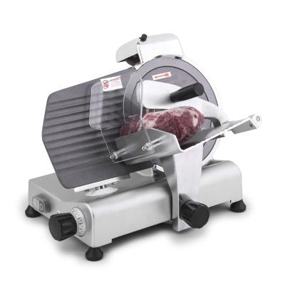 China Hot Selling ASAKI Hotels Semi-automatic Frozen 220 Mm Restaurant Fish Meat Sausage Cheese Italy Blade Tefflon Meat Slicer Electric for sale