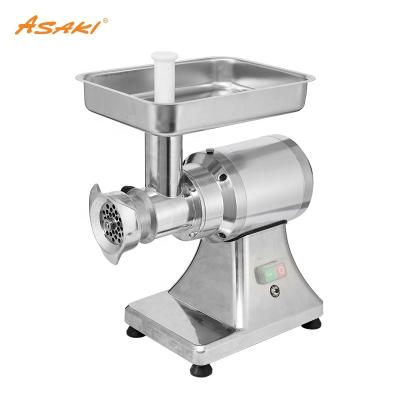 China Hotels ASAKI Commercial Meat Grinder Industry Stainless Steel Electric Grinder For Restaurant for sale