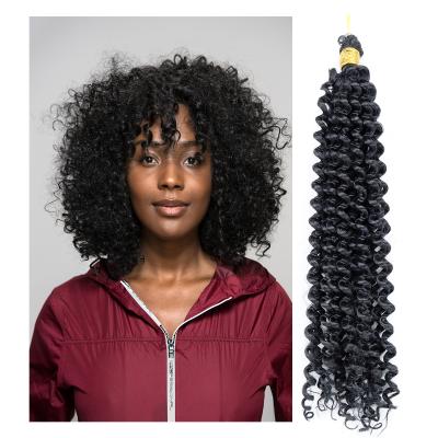 China Synthetic fiber passion twist crochet hair passion twist braiding braiding hair pre for synthetic water wave crochet braid for sale