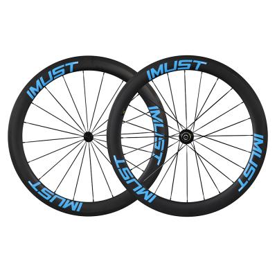 China Full Carbon Road Wheel 56mm Anvil Carbon Road Bicycle Wheel Anvil for sale