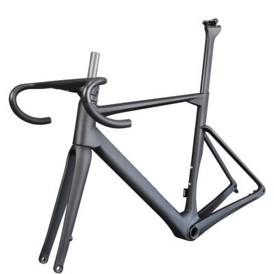 China Road Bikes All Cable Bicycle Carbon Road Bike Frame Internal Disc Brake for sale