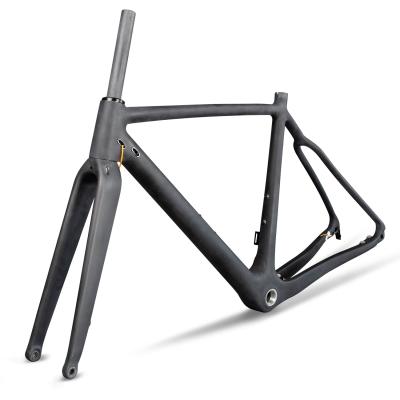 China CX Bikes All Internal Frame Carbon Cyclocross Bike Flat Disc Mount for sale