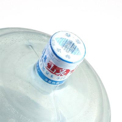 China Non Spill Plastic PVC Heat Shrink Sleeve Label For 5 Gallon Water Bottle Cap Seal for sale