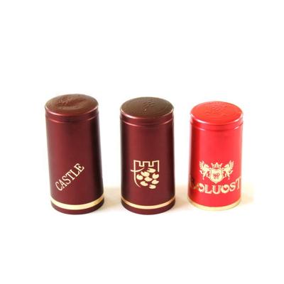 China Pilfer Proof Pvc Heat Shrink Cap For Wine Bottle Olive Oil Bottle for sale