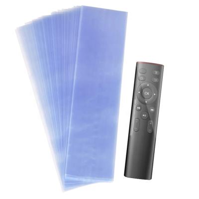 China 100 PCS Moisture Proof Shrink Wrap Bags For TV Remote Control , 2.7 Inch x8 Clear PVC Heat Shrink Protective Film , Dustproof And Water for sale