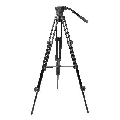 China Axrtec VT40 Aluminum Alloy Liquid Head Video Camera Camera Stand Heavy Duty Video Tripod Professional for sale