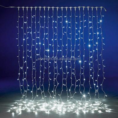 China Indoor /outdoor 3m drop connectable led curtain garland light for wedding outdoor decoration use for sale