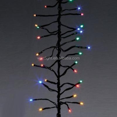 China 24v indoor/outdoor multi-color multi-function cluster led christmas tree string light for indoor or outdoor for sale