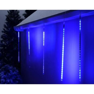 China Tree / Building / Shopping Mall /park Snowfall / Meteor Shower Snowfall Tube With 150-LED 50 cm Set Of 5 - Bright Blue for sale