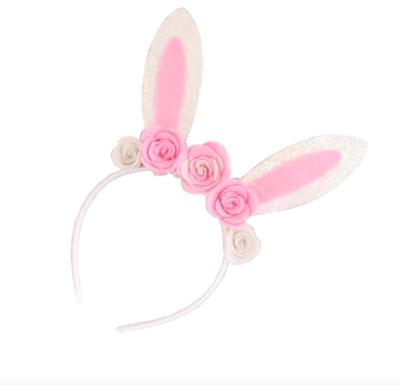 China KIDS girls felt flower headband Easter headband bunny ear headband for sale