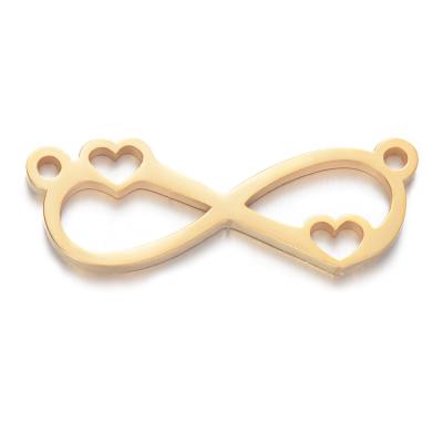 China DIY Stainless Steel Infinity Love Charms Accessories For Jewelry Necklace for sale