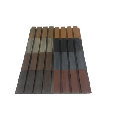 China Customized outdoor waterproof wood plastic composite wall panel fireproof factory price wood plastic composite wall panel for sale