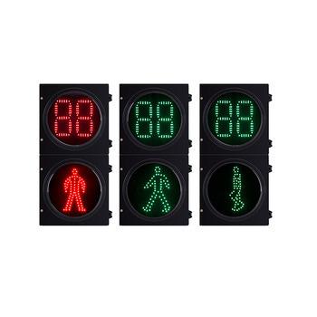 China 400mm Led Traffic Light Countdown Timer Te koop