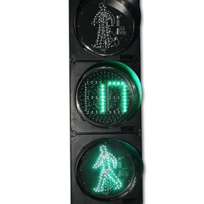 China Pedestrian Digital Countdown Timer Led Traffic Signal Light For Safety zu verkaufen