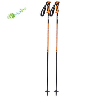 China YumuQ OEM ODM Snow Baskets Carbon Fiber One Piece Optional Non-slip Plastic Handle Alpine Ski Pole YQ052102 for sale