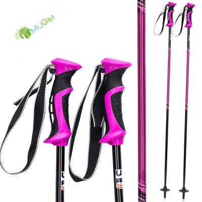 China YumuQ Optional Folding Non-slip Plastic Grip Fiber Handle ODM OEM ODM Snow Baskets Carbon Alpine Ski Pole YQ052101 for sale