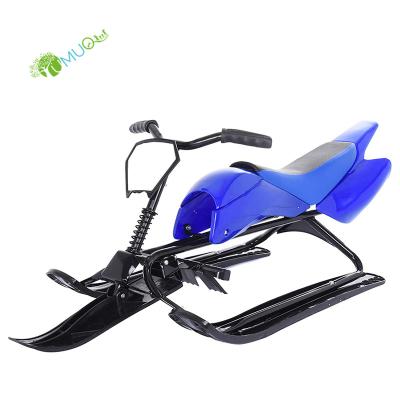 China YumuQ Kids Fun Snow Bike Sled Scooter, Snow Ski Sleigh Sledge with Brakes for Outdoor Skiing, Winter Sports and Steerable Toys YQ050801 for sale