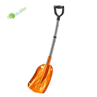 China YumuQ Portable Lightweight Aluminum Sports Snow Shovel Utility Shovel for Outdoor Camping, Hiking, Traveling, Garden and Skiing for sale