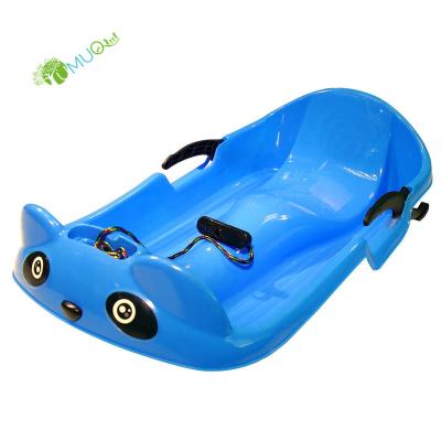 China YumuQ 2 Class Plastic Toboggan Winter Snow Sled With Brake YQ050865 for sale