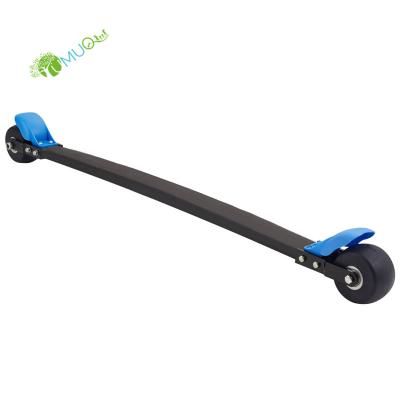 China Carbon Fiber+Wood YumuQ OEM ODM Winter Sport Autumn Spring Classic Carbon Fiber Roller Ski On Road for sale