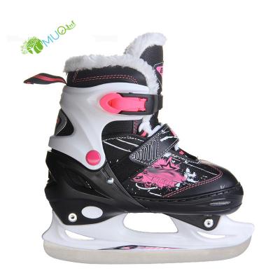 China YumuQ Wholesale OEM Customize Adjustable Hard Ice Hockey Skates For Kids YQ051744 for sale