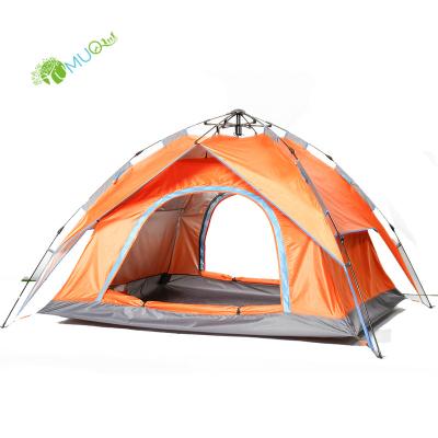 China Diagonal Tie Type YumuQ 6.5' x 7.5' x 3.6' 3-4 Person Outdoor Instant Automatic Camping Tents, Protable Waterproof Roof Top Tent with UV Protection for sale