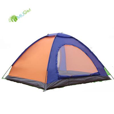 China Diagonal Bracing Type YumuQ 6.5' x 4.9' x 3.6' 2 Person Outdoor Camping Tents , Protable Waterproof Outdoor Tents With Double Doors for sale