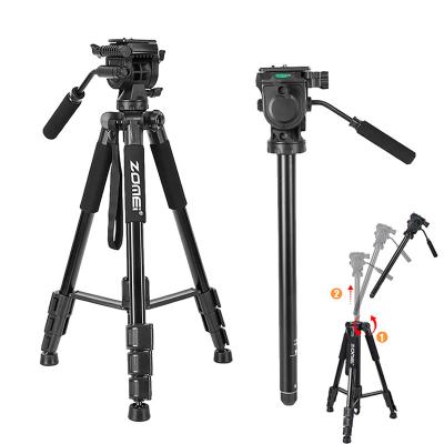 China Professional Heavy Duty Adjustable Video Camera Zomei Aluminum Alloy Ptz Tripod Shock Mount Large for sale