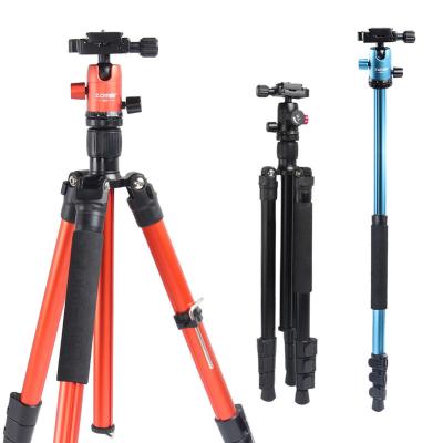 China Professional Digital Camera Zomei Tripod With Panoramic Ball Head 360 Camera Monopod Aluminum High Quality Tripod for sale