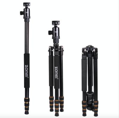 China Digital Camera Zomei Z668 Camera Tripod Aluminum Leg 6 Angle 360PTZ Level Adjustment for sale