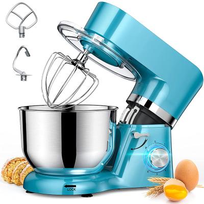 China Design Tilt Head Home Used Food 5.5L 6.2L Stainless Steel Bowl Cake Stand Electric Mixer Machine for sale