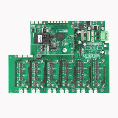 China Printing Shops 6/12 Printhead Main Board For Phaeton Galaxy Infiniti Challenger Printer Carriage Board V0.22 Solvent Original for sale