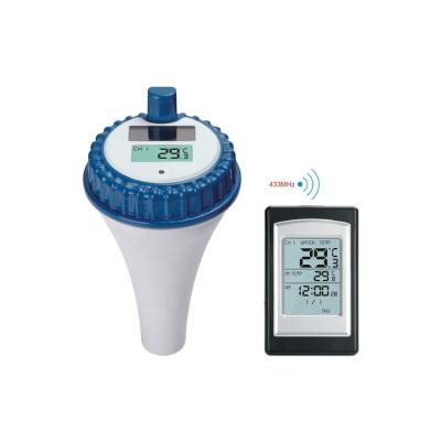 China Swimming Pool Water Thermometer Household Luxury Floating Thermometers 11.9*7.4*2.1CM for sale